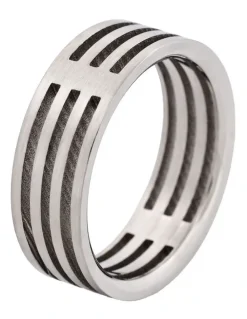 Cudworth Stainless Steel Ring 642-72 in Silver