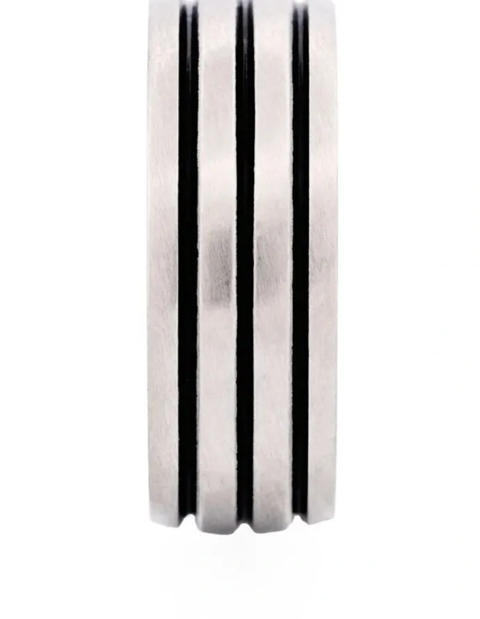 Cudworth Stainless Steel Ring 642-78 in Silver
