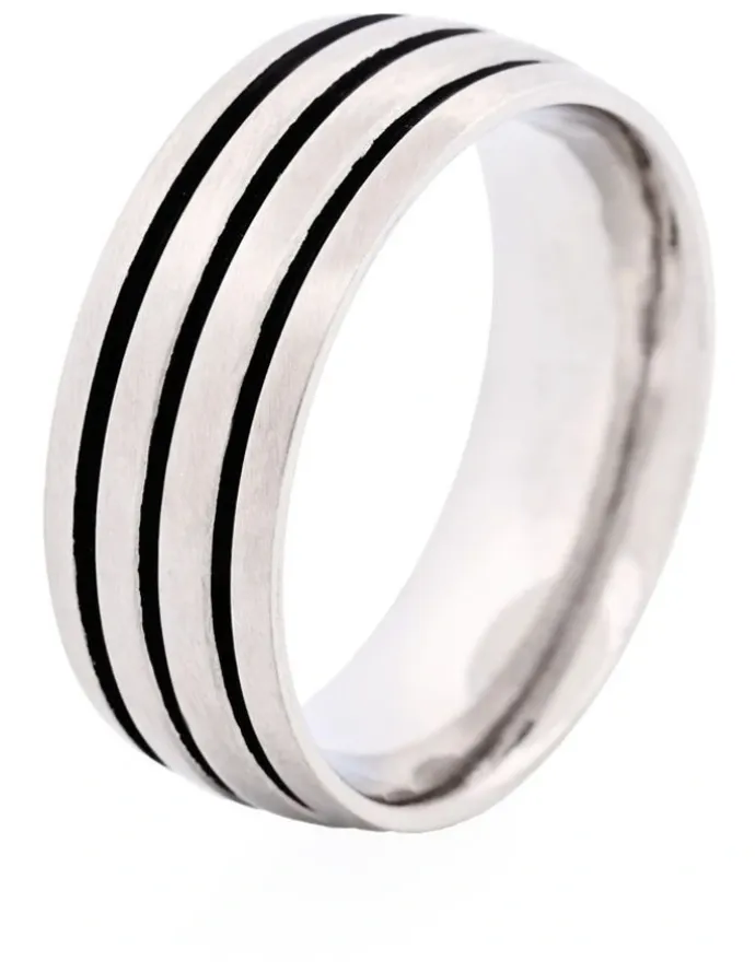Cudworth Stainless Steel Ring 642-78 in Silver
