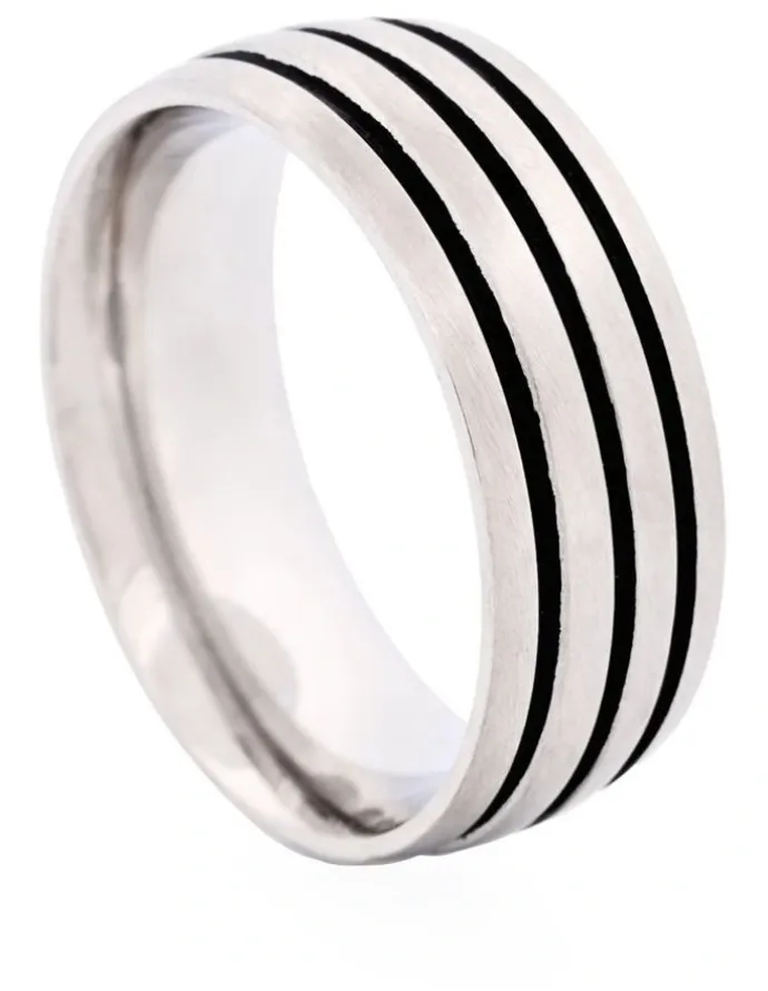 Cudworth Stainless Steel Ring 642-78 in Silver