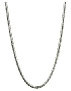 Cudworth Stainless Steel Snake Chain 3 (45cm) in Silver