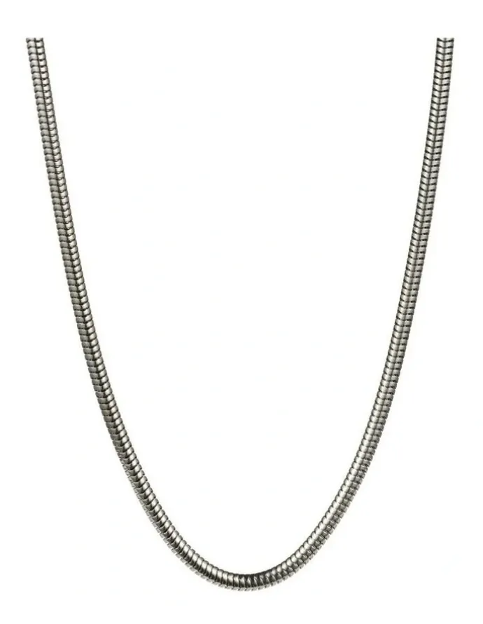 Cudworth Stainless Steel Snake Chain 3.2 (45cm) in Silver