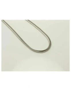 Cudworth Stainless Steel Snake Chain 4 (45cm) in Silver