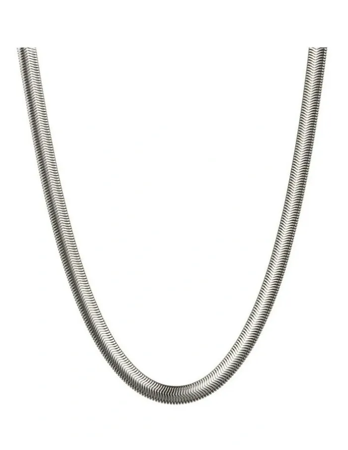 Cudworth Stainless Steel Snake Chain 4 (45cm) in Silver