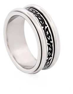 Cudworth Stainless Steel Ring Savage in Silver
