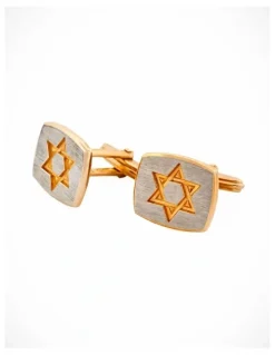 Cudworth Star of David Cufflinks