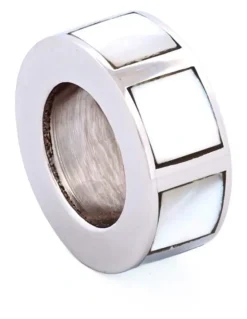 Cudworth Steel Bead in Mother Of Pearl