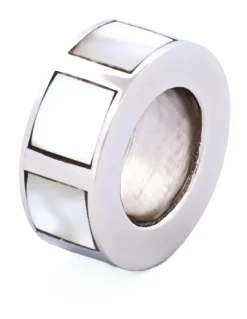 Cudworth Steel Bead in Mother Of Pearl