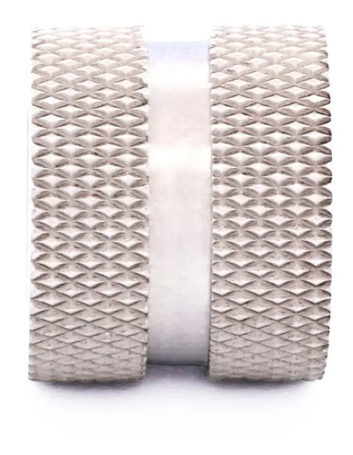 Cudworth Steel Mesh Bead in Silver