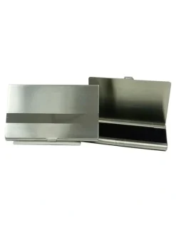 Cudworth Polished Stainless Steel Card Case in Silver