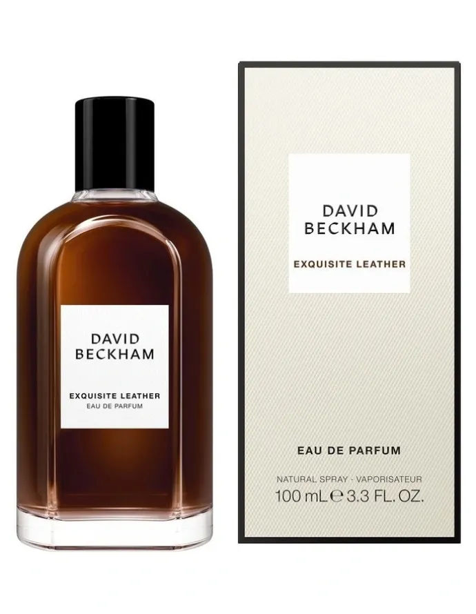 David Beckham Fragrances Collection Exquisite Leather Eau de Parfum for Men 100ml