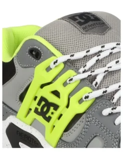 DC AT-2 Leather Shoes in Grey