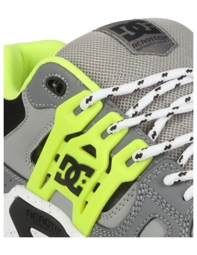 DC AT-2 Leather Shoes in Grey