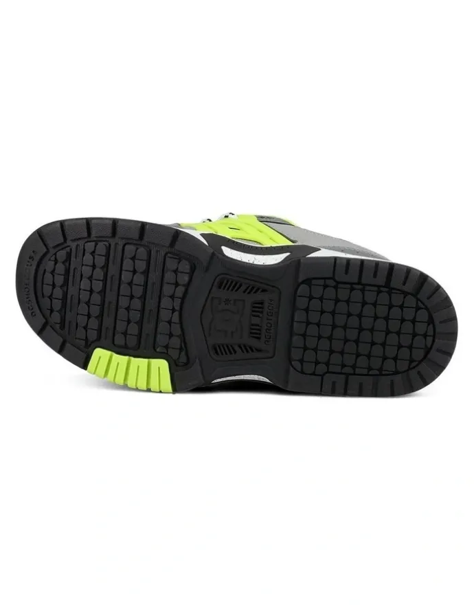 DC AT-2 Leather Shoes in Grey