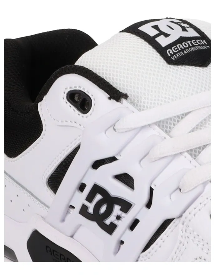 DC AT-2 Leather Shoes in White