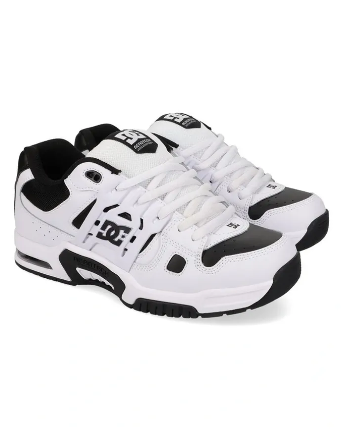 DC AT-2 Leather Shoes in White