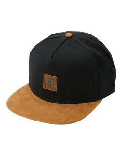 DC Brackers Snapback Hat in Black