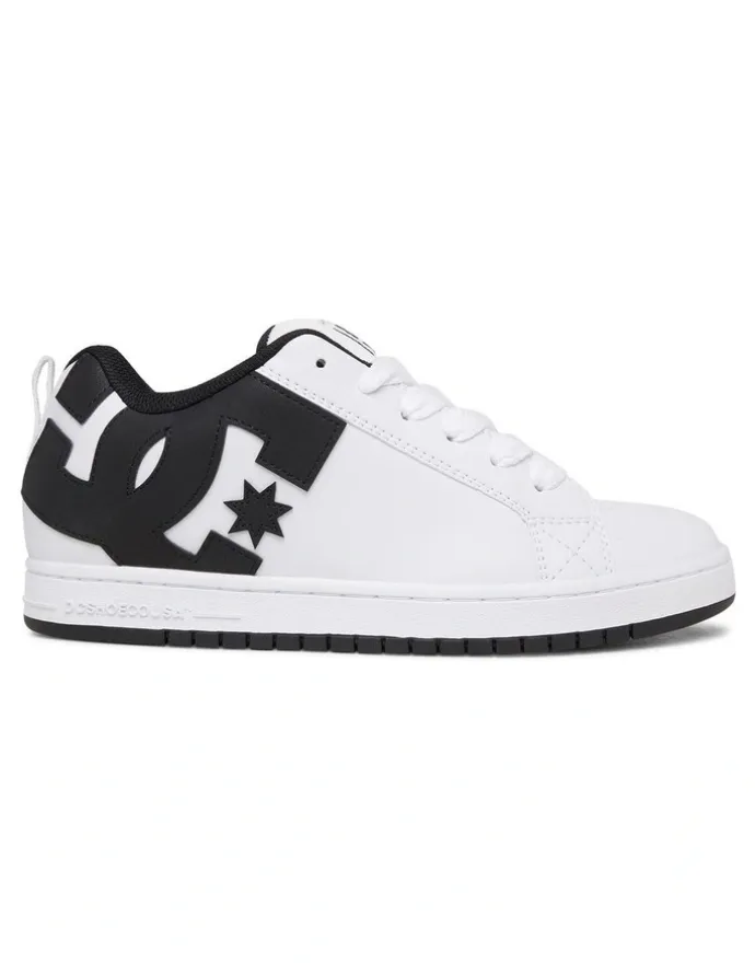 DC Court Graffik Black/White Shoes