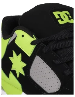 DC Dc Commad Skate Shoes in Black/Grey/Lime