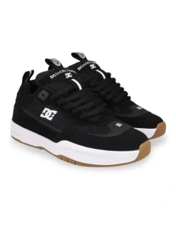 DC JS2 Leather Shoes in Black