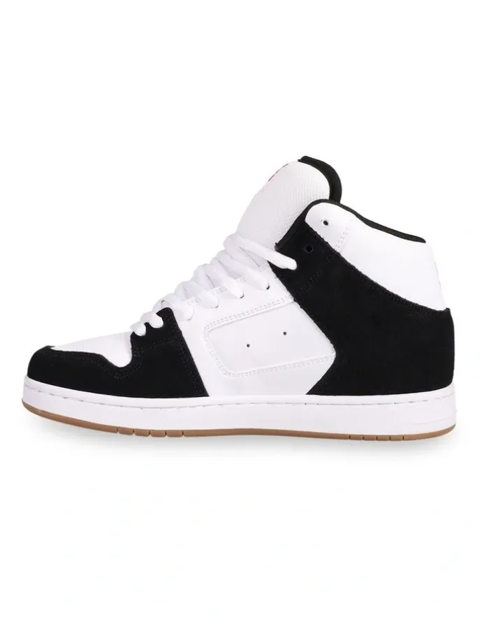 DC Manteca 4 HI Skate Shoes in Black/White/Red
