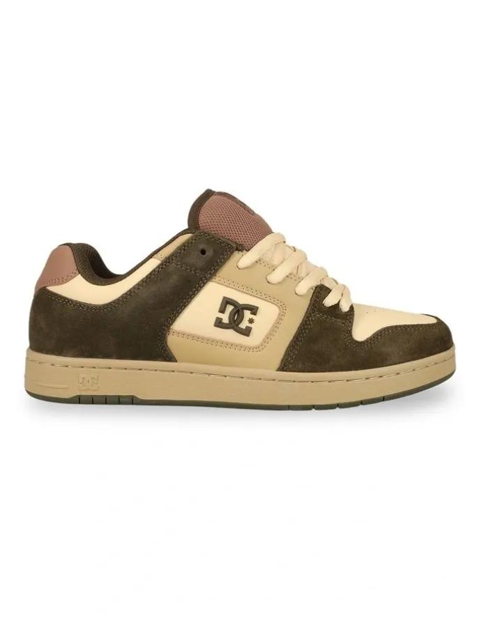 DC Manteca 4 S Skate Shoes in Olive/Tan