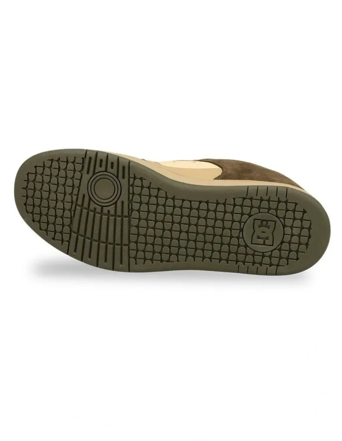 DC Manteca 4 S Skate Shoes in Olive/Tan