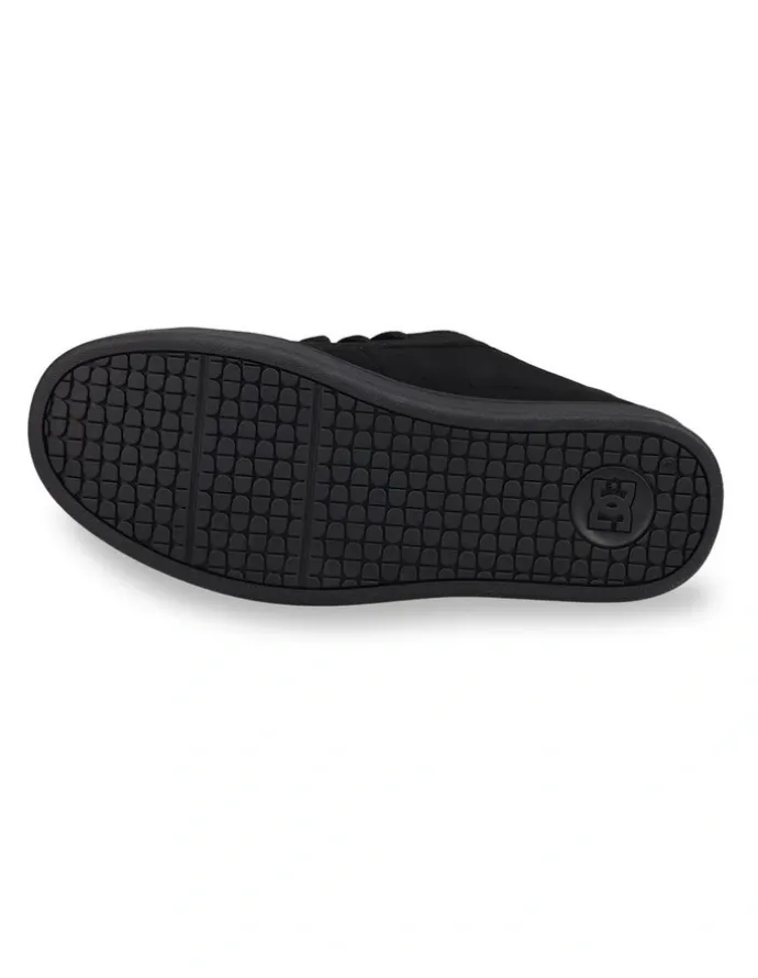 DC Net Sneakers in Black/Black/Lime