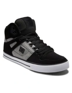 DC Pure High-Top Shoes in Black