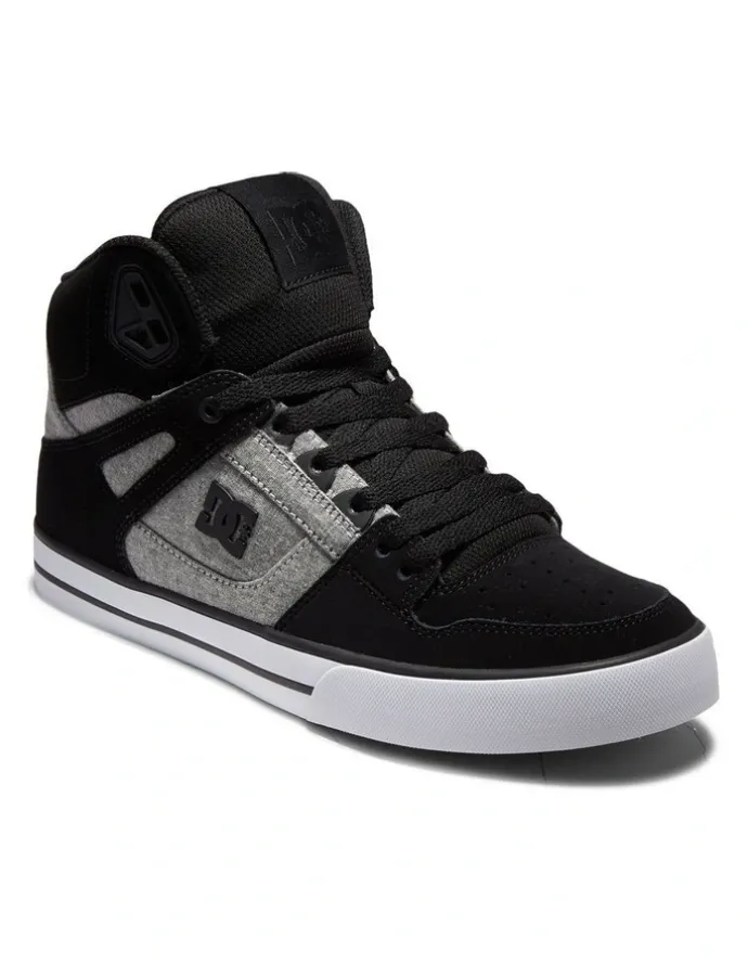 DC Pure High-Top Shoes in Black