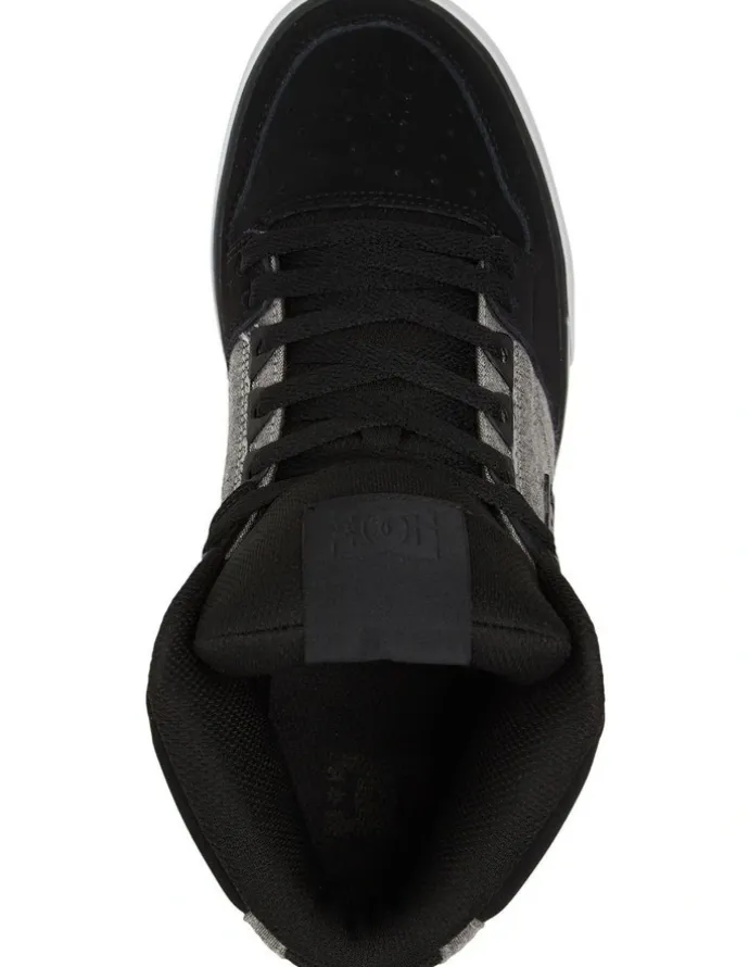 DC Pure High-Top Shoes in Black