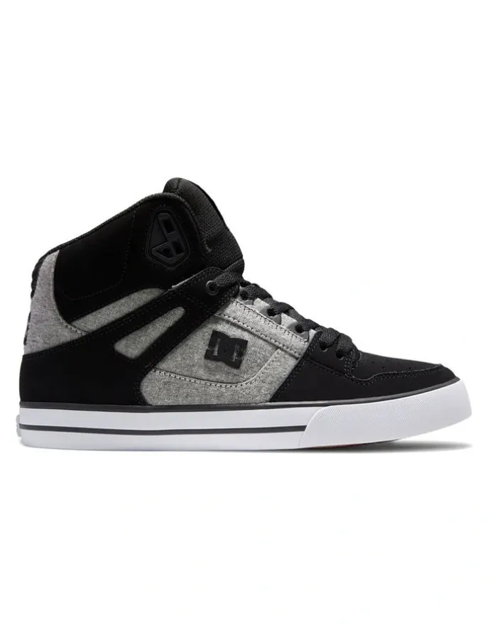 DC Pure High-Top Shoes in Black