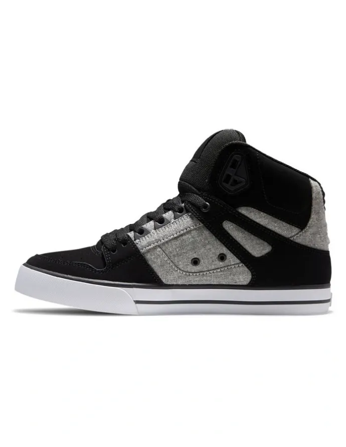 DC Pure High-Top Shoes in Black
