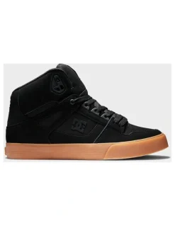DC Pure High-Top Shoes in Black