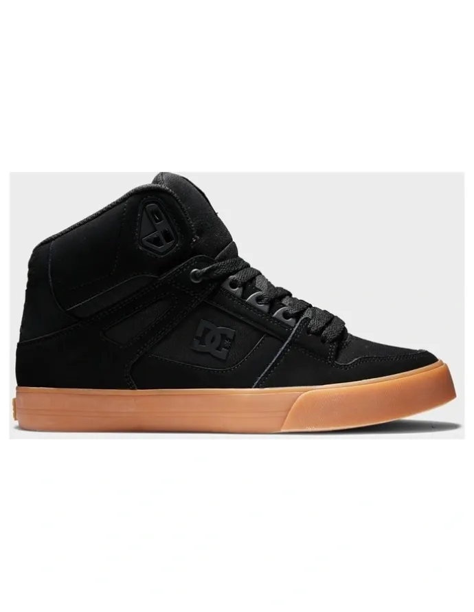 DC Pure High-Top Shoes in Black