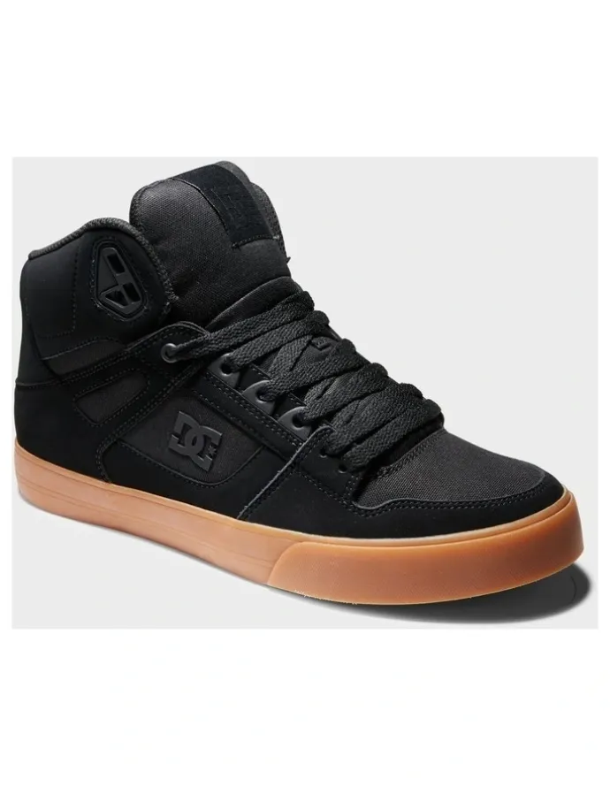 DC Pure High-Top Shoes in Black