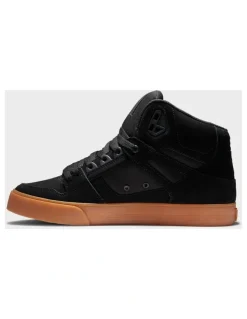 DC Pure High-Top Shoes in Black