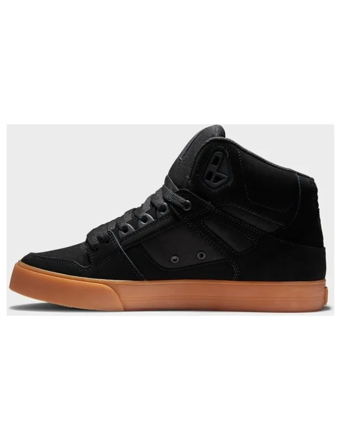 DC Pure High-Top Shoes in Black