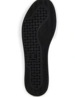 DC Pure High-Top Skate Shoes in Fiery Red/White/Black