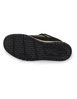DC Stag Sneakers in Black/Tan/Olive