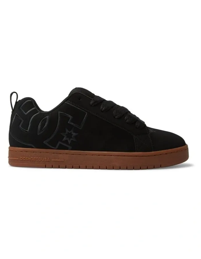 DC Court Graffik Shoes in Black