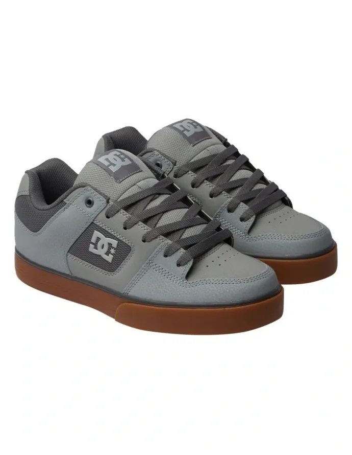 DC Pure Shoes in Carbon/Gum