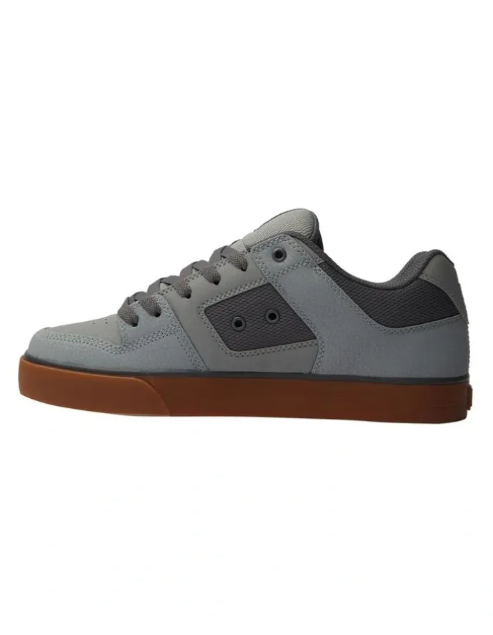 DC Pure Shoes in Carbon/Gum