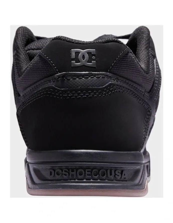 DC Stag Shoes in Black/Gum