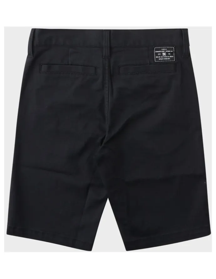 DC Worker Relaxed Chino Shorts in Black