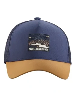 Decathlon Trucker Travel Cap 500 in Dark Blue