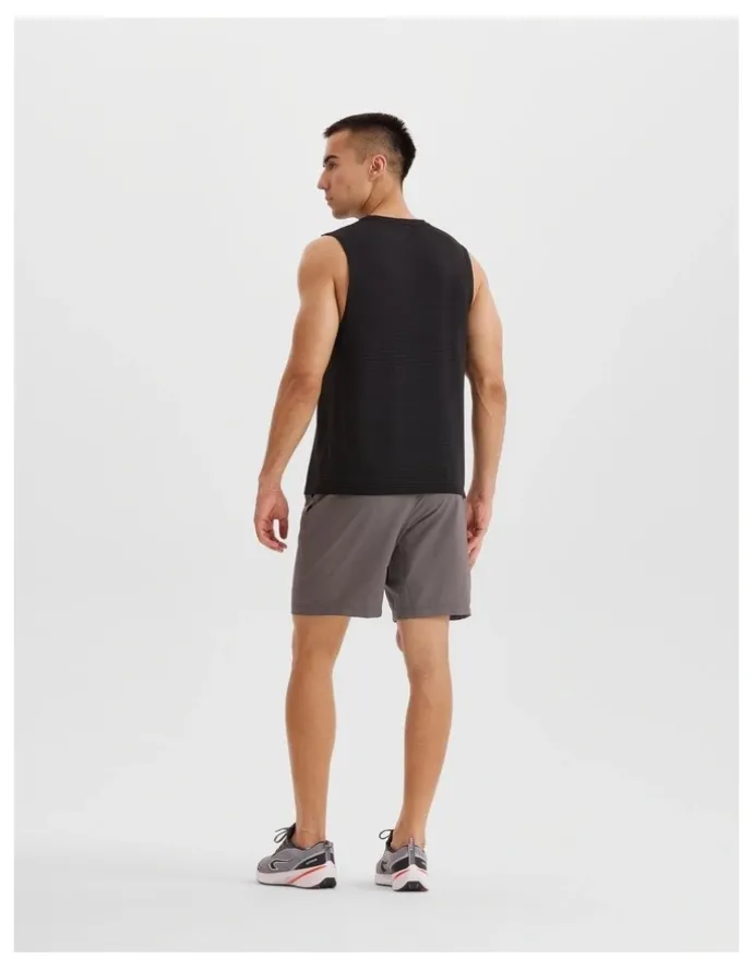 Decathlon Decathlon | 500 COMFORT RUNNING TANK TOP WITH NO SIDE SEAMS - SMOKY BLACK