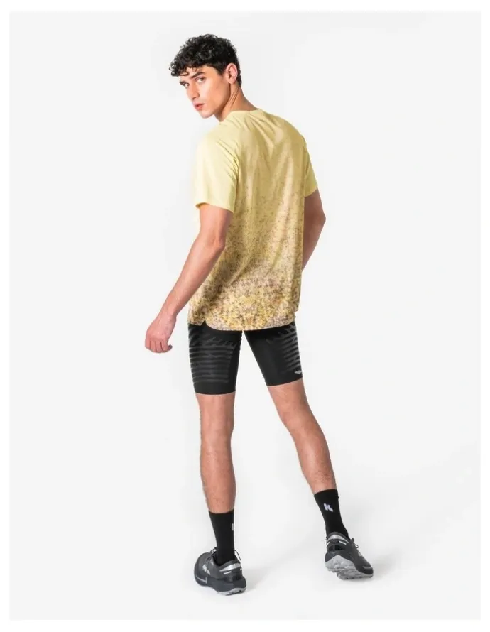 Decathlon Decathlon - Kiprun Men Trail T-Shirt Run 500 Yellow