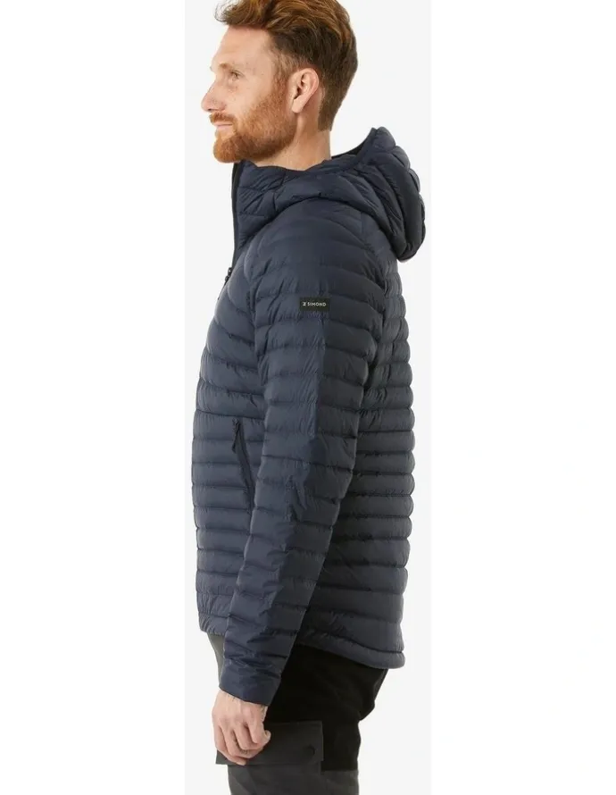 Decathlon Decathlon | Mens hiking hooded down jacket -5C MH100 - Blue