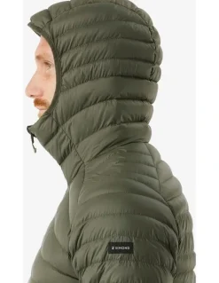 Decathlon Decathlon | Mens hooded down hiking jacket -5C, MT100 - Green